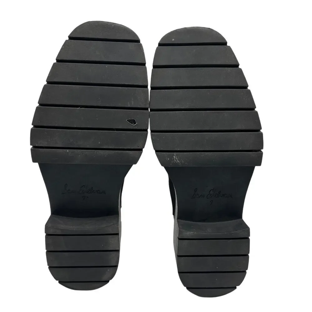 Sam Edelman Lulia Chelsea Boots Camel Suede Brown Water Resistant Sz 7 Pull On - Picture 8 of 10